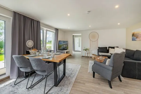 Wohnzimmer  Ferienhaus Seebrise