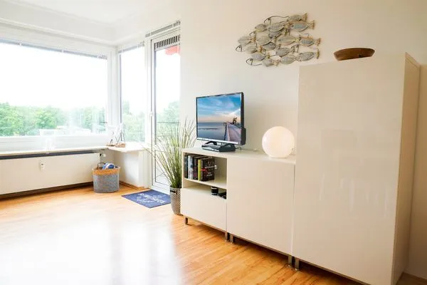 Wohnzimmer  Ferienwohnung Seeland
