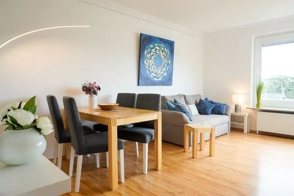 Wohnzimmer  Ferienwohnung Seeland