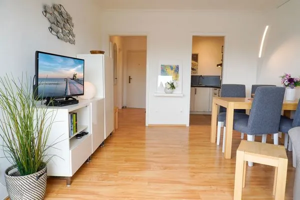 Wohnzimmer  Ferienwohnung Seeland