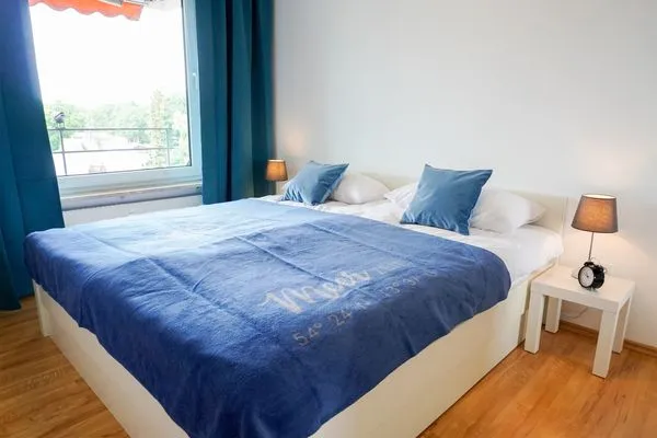 Schlafzimmer  Ferienwohnung Seeland