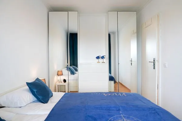 Schlafzimmer  Ferienwohnung Seeland
