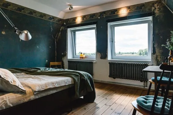 Schlafzimmer im Obergeschoss mit Doppelbett (180x200cm)  Ferienhaus Friedrich 15
