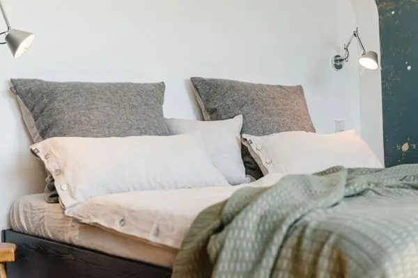 Großes Doppelbett mit elektrisch verstellbaren Lattenrosten  Ferienhaus Friedrich 15