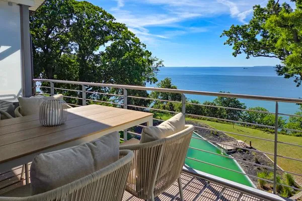Balkon  Villa Nause, FeWo Horizont - Meerblick & SPA