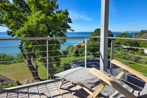 Balkon  Villa Nause, FeWo Horizont - Meerblick & SPA