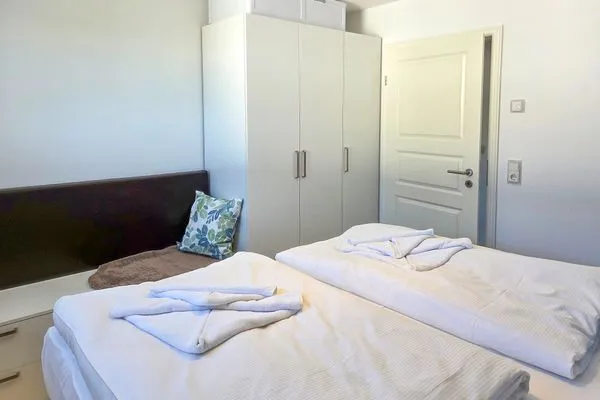 Schlafzimmer  Villa Nause, FeWo Horizont - Meerblick & SPA