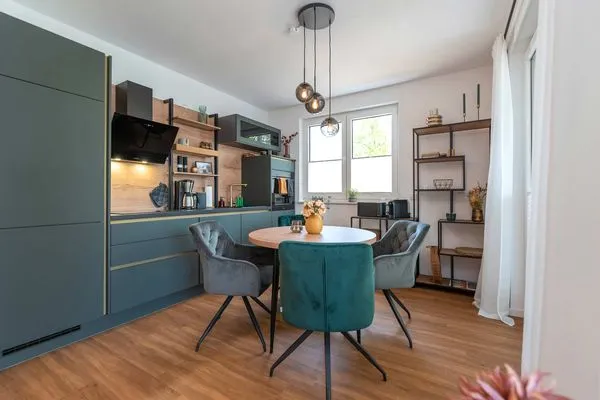 Küche / Küchenzeile  Ferienwohnung Haffhafen