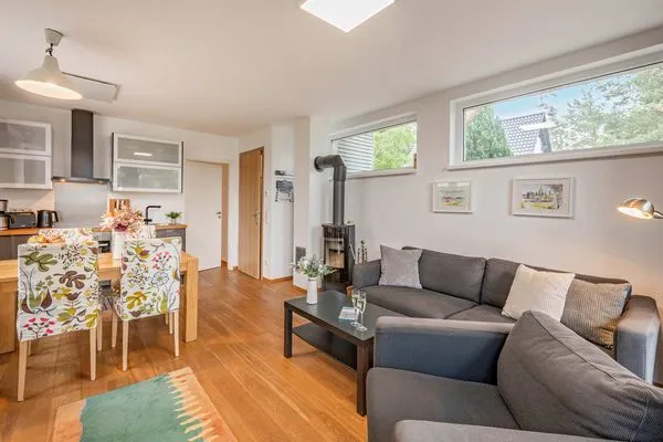 Wohnzimmer  Ferienhaus am Peenestrom