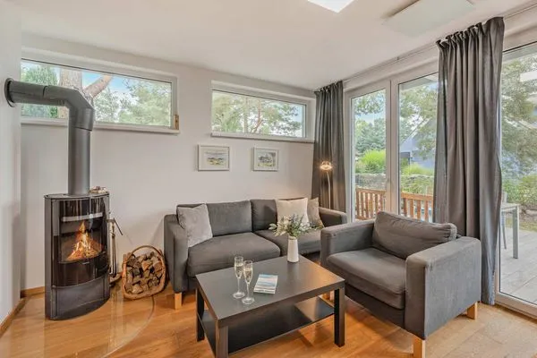 Wohnzimmer  Ferienhaus am Peenestrom