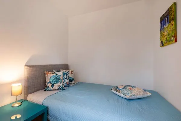 Schlafzimmer  Ferienhaus am Peenestrom
