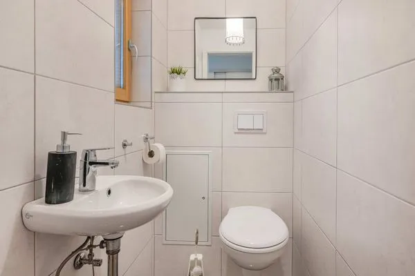 Badezimmer  Ferienhaus am Peenestrom