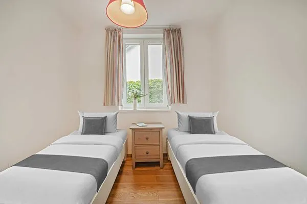 Schlafzimmer  Ferienhaus am Peenestrom