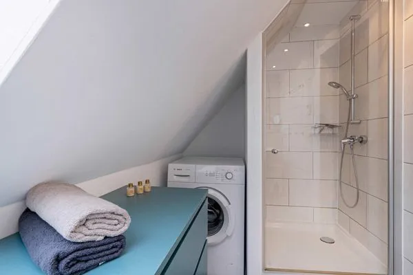 Badezimmer  Ferienhaus am Peenestrom