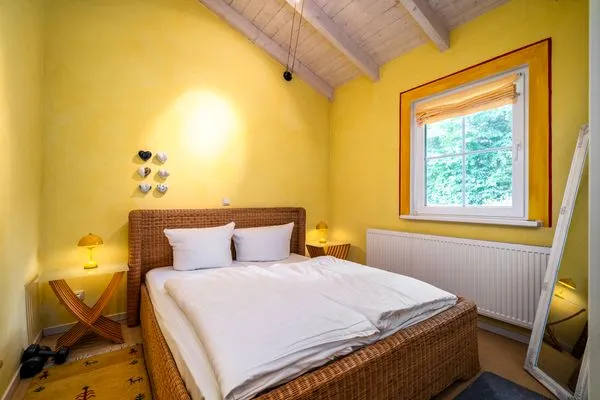 Ferienhaus Kathi in Jabel Schlafzimmer mit Doppelbett  Kathi