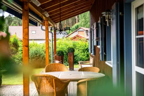 Ferienhaus Kathi in Jabel Terasse mit Essbereich  Kathi