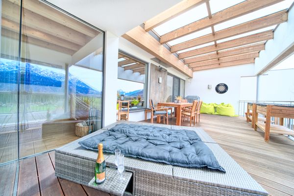  Birnhorn Vista Villa Saalfelden - Terrasse