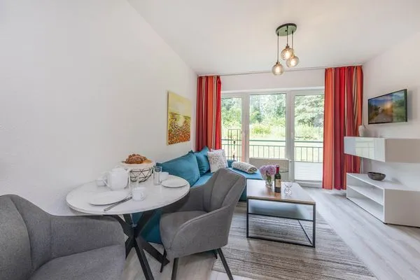 Wohnzimmer  Ferienwohnung Kranich