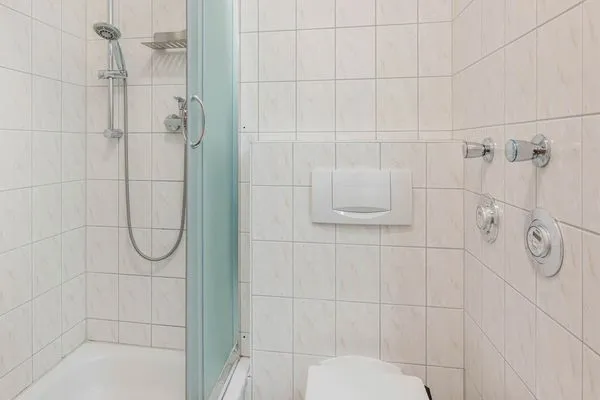 Badezimmer  Ferienwohnung Kranich