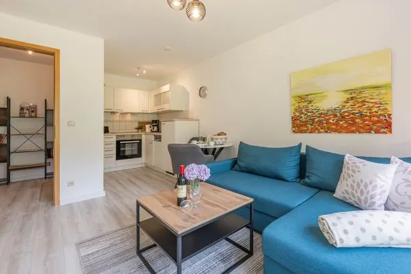Wohnzimmer  Ferienwohnung Kranich
