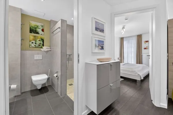 Badezimmer  Residenz am Balmer See, Whg. 05