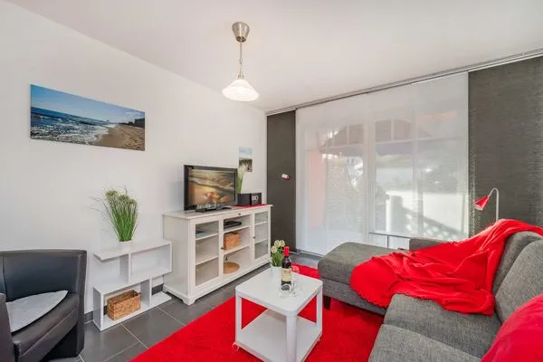 Wohnzimmer  Ferienwohnung Tintenfisch