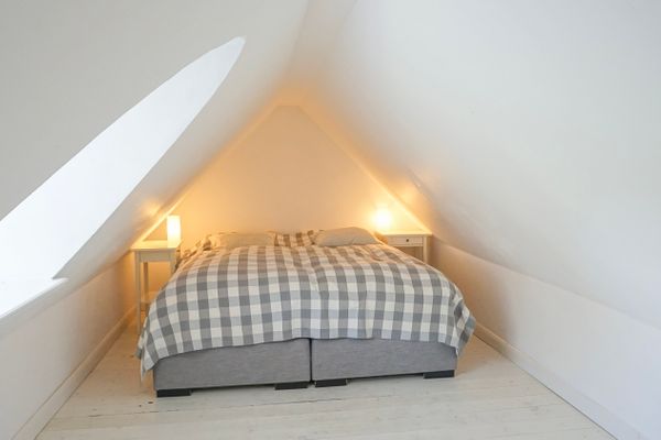  Reetdachhaus Dünenwarft Tönning - Doppelbett