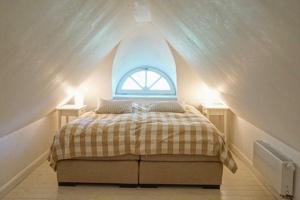  Reetdachhaus Dünenwarft Tönning - Doppelbett