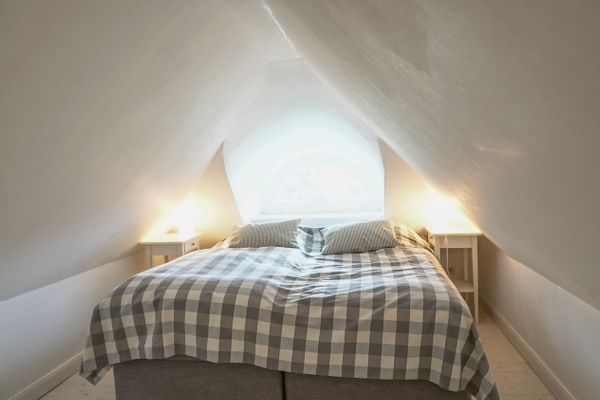  Reetdachhaus Dünenwarft Tönning - Schlafbereich