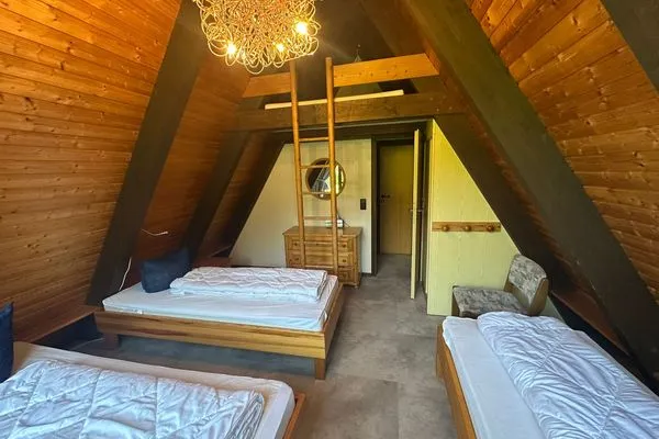 Schlafzimmer  Ferienhaus Eichhörnchennest