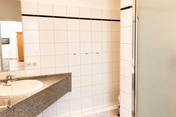 Badezimmer  Haus am Park Ferienwohnung 24