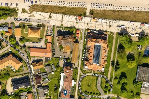 Vogelperspektive  Haus am Park Ferienwohnung 24