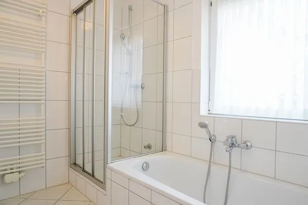 Badezimmer  Ferienwohnung Lotte