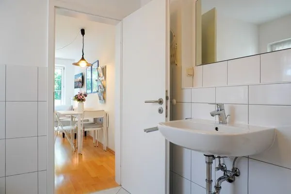 Badezimmer  Ferienwohnung Lotte