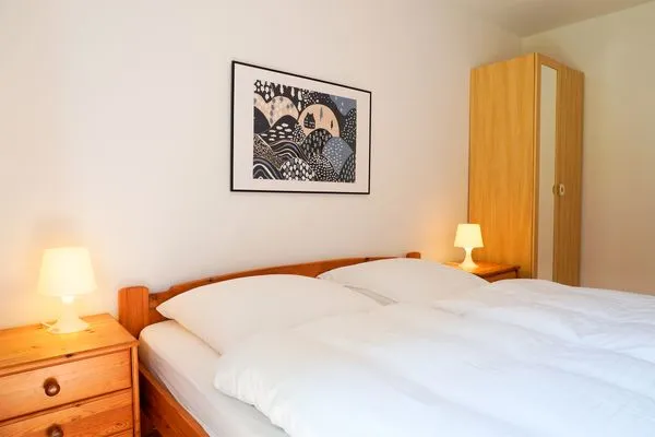 Schlafzimmer  Ferienwohnung Lotte