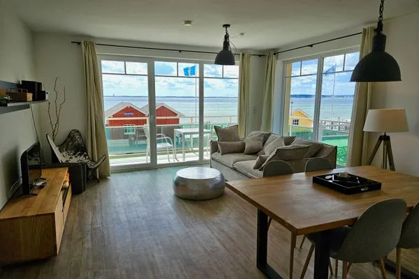 Wohnzimmer Strandoase Sierksdorf Strandoase Strandmuschel