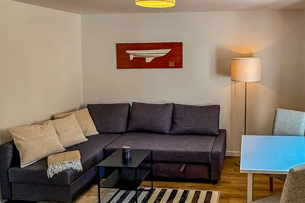 Living room Am Krabbenweg Poeler Küstenkoje