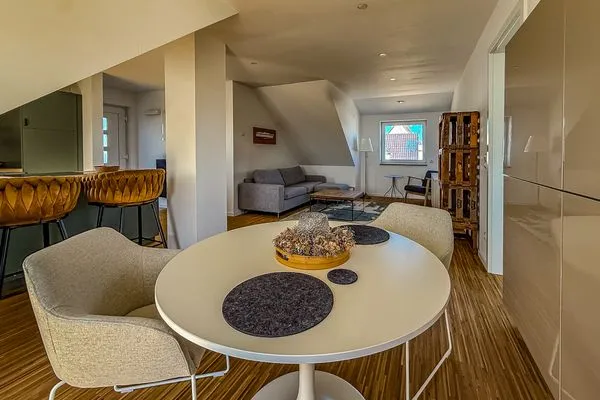 Wohnzimmer Am Krabbenweg Kirchturmblick