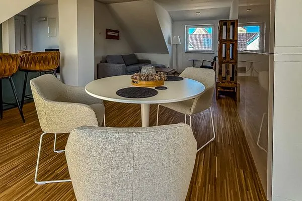 Wohnzimmer Am Krabbenweg Kirchturmblick
