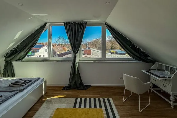 Schlafzimmer Am Krabbenweg Kirchturmblick