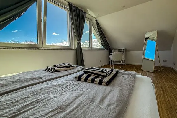 Schlafzimmer Am Krabbenweg Kirchturmblick