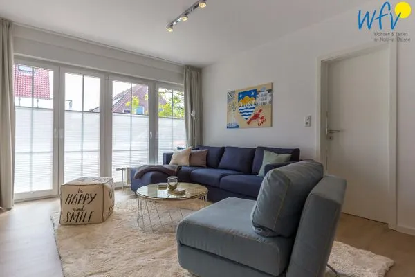Wohnzimmer Juist Zauber - Haus 3 Ferienwohnung Strandaster