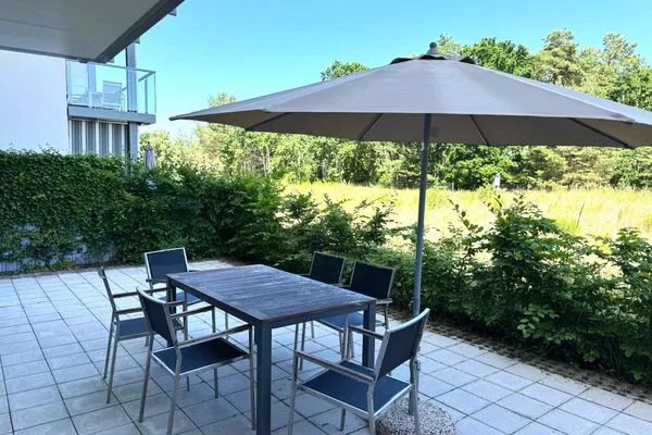 Terrasse  FeWo Seemannsgarn in PRORA - 7.04
