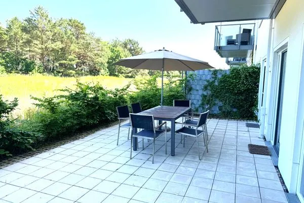 Terrasse  FeWo Seemannsgarn in PRORA - 7.04