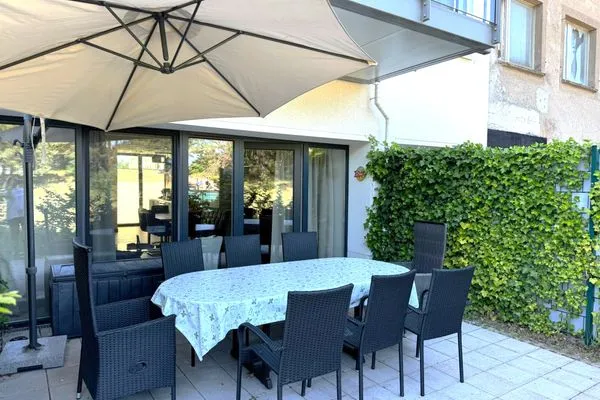 Terrasse  FeWo Sandburg in PRORA - 9.01