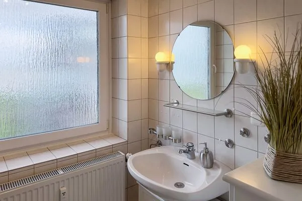 Badezimmer  Ferienwohnung *Jessen´s Wattblick*