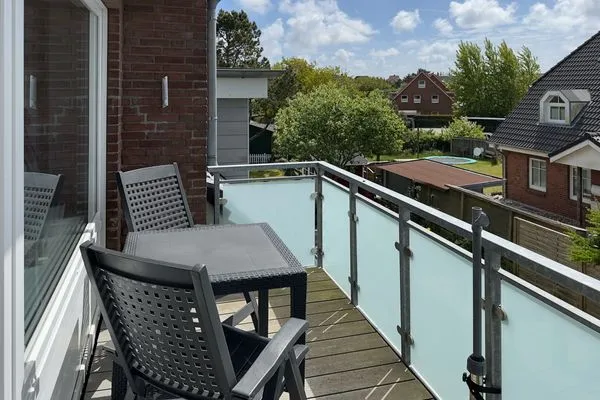 Balkon  Ferienwohnung *Jessen´s Wattblick*