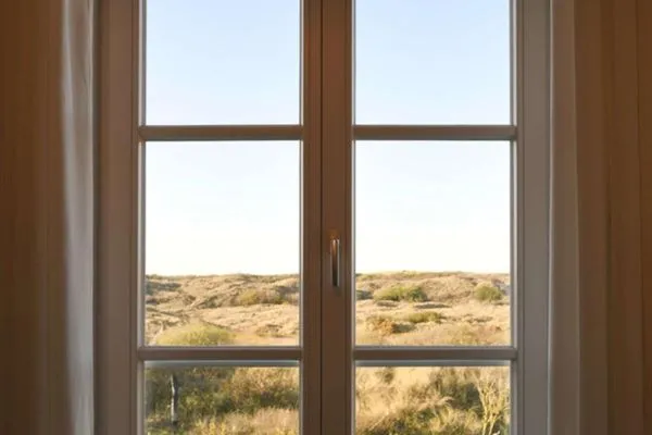 Gartenblick Landhaus Ostdüne Ferienwohnung Dünenmeer