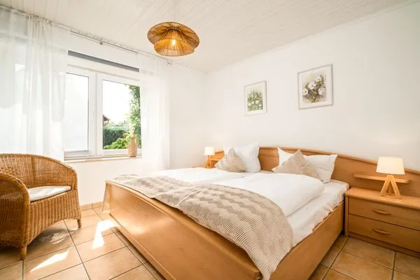 Blumenhaus in Waren Blick in das Schlafzimmer  Blumenhaus