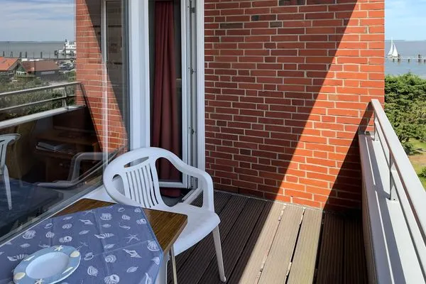 Balkon Haus Nordenlicht Ferienwohnung „Holm"